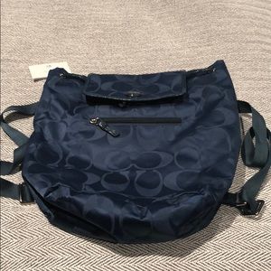 Authentic coach midsize backpak